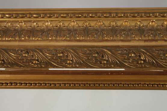 Paar große Goldstuckleisten Spätbiedermeier - фото 1