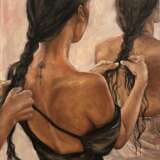  Meryem Tayganskaya Peinture nue Huile sur toile 21e si&egrave;cle oil painting 21th century - Foto 1