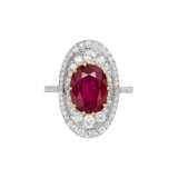 RUBY AND DIAMOND RING ATTRIBUTED TO CARTIER - photo 2