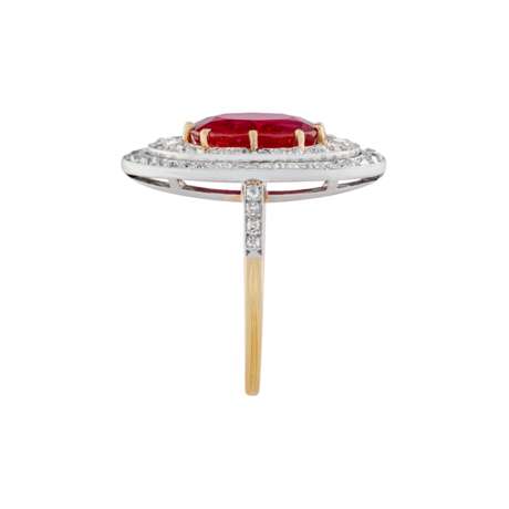 RUBY AND DIAMOND RING ATTRIBUTED TO CARTIER - Foto 3 RUBY AND DIAMOND RING ATTRIBUTED TO CARTIER - Foto 3