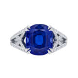 BUCHERER SAPPHIRE AND DIAMOND RING - photo 2