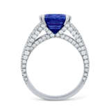 BUCHERER SAPPHIRE AND DIAMOND RING - photo 4