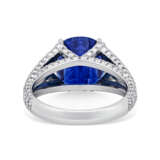 BUCHERER SAPPHIRE AND DIAMOND RING - photo 6