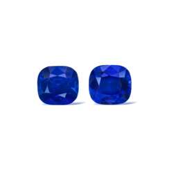 TWO RARE UNMOUNTED SAPPHIRES