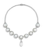Van Cleef & Arpels. VAN CLEEF &amp; ARPELS CULTURED PEARL AND DIAMOND NECKLACE