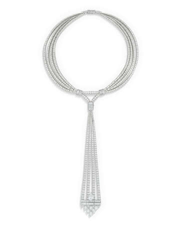 VAN CLEEF & ARPELS DIAMOND `CRAVATE MONTAIGNE` NECKLACE - Foto 1 VAN CLEEF & ARPELS DIAMOND `CRAVATE MONTAIGNE` NECKLACE - Foto 1