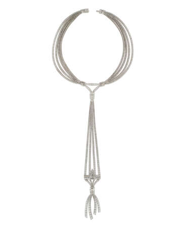 VAN CLEEF & ARPELS DIAMOND `CRAVATE MONTAIGNE` NECKLACE - Foto 6 VAN CLEEF & ARPELS DIAMOND `CRAVATE MONTAIGNE` NECKLACE - Foto 6