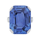 CARTIER ART DECO SAPPHIRE AND DIAMOND RING - photo 2
