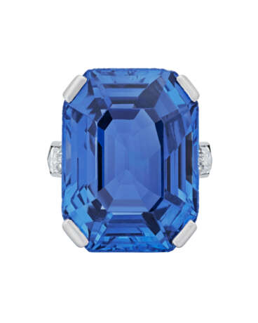 CARTIER ART DECO SAPPHIRE AND DIAMOND RING - Foto 2 CARTIER ART DECO SAPPHIRE AND DIAMOND RING - Foto 2