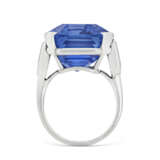 CARTIER ART DECO SAPPHIRE AND DIAMOND RING - photo 4