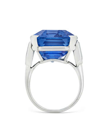 CARTIER ART DECO SAPPHIRE AND DIAMOND RING - Foto 4 CARTIER ART DECO SAPPHIRE AND DIAMOND RING - Foto 4
