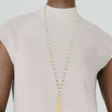 NATURAL PEARL, SEED PEARL AND DIAMOND SAUTOIR - photo 2