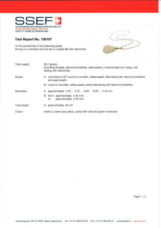 NATURAL PEARL, SEED PEARL AND DIAMOND SAUTOIR - Foto 5 NATURAL PEARL, SEED PEARL AND DIAMOND SAUTOIR - Foto 5