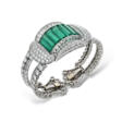 CHAUMET ART DECO EMERALD AND DIAMOND BANGLE - Jetzt bei der Auktion