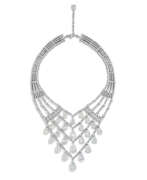 Pierres précieuses. SENSATIONAL BULGARI DIAMOND NECKLACE Pierres précieuses. SENSATIONAL BULGARI DIAMOND NECKLACE