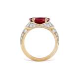 RUBY AND DIAMOND RING, MOUNT BY TABBAH - photo 4