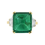 VAN CLEEF & ARPELS EMERALD AND DIAMOND RING - фото 2
