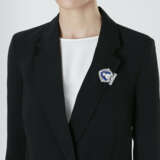 CARTIER ART DECO SAPPHIRE AND DIAMOND DRESS CLIP - photo 2