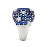 JEAN SCHLUMBERGER SAPPHIRE AND DIAMOND RING - photo 3