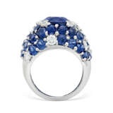 JEAN SCHLUMBERGER SAPPHIRE AND DIAMOND RING - photo 4