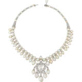 BHAGAT NATURAL PEARL AND DIAMOND NECKLACE - photo 3