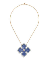 JAR COLOURED DIAMOND, SAPPHIRE AND DIAMOND NECKLACE