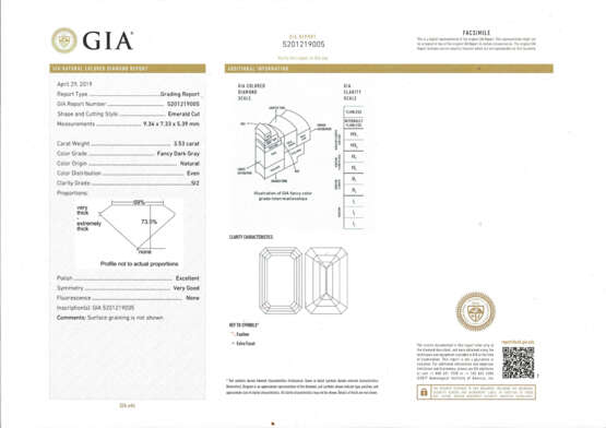 JAR COLOURED DIAMOND, SAPPHIRE AND DIAMOND NECKLACE - фото 4 JAR COLOURED DIAMOND, SAPPHIRE AND DIAMOND NECKLACE - фото 4