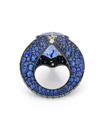 JAR SAPPHIRE AND DIAMOND RING - photo 7 JAR SAPPHIRE AND DIAMOND RING - photo 7