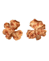 JAR ALUMINIUM &#39;GERANIUM&#39; EARRINGS