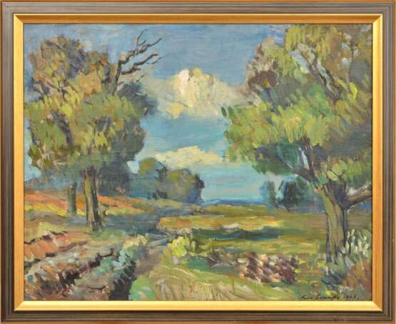 Paysage avec route de campagne Early 20th century - photo 1 Paysage avec route de campagne Early 20th century - photo 1