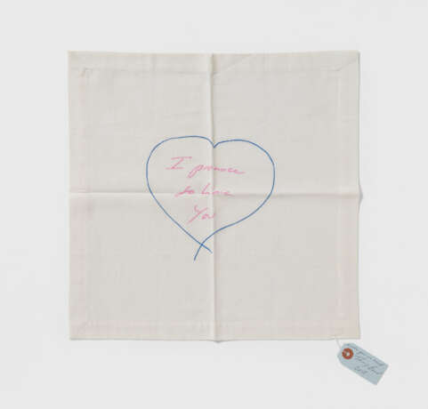 Tracey Emin. I promise to love you - Napkin - photo 1