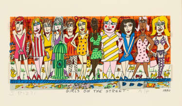 James Rizzi. Girls on the street