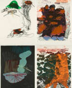 Kunstdrucke. Per Kirkeby. Mixed Lot of 4 Prints