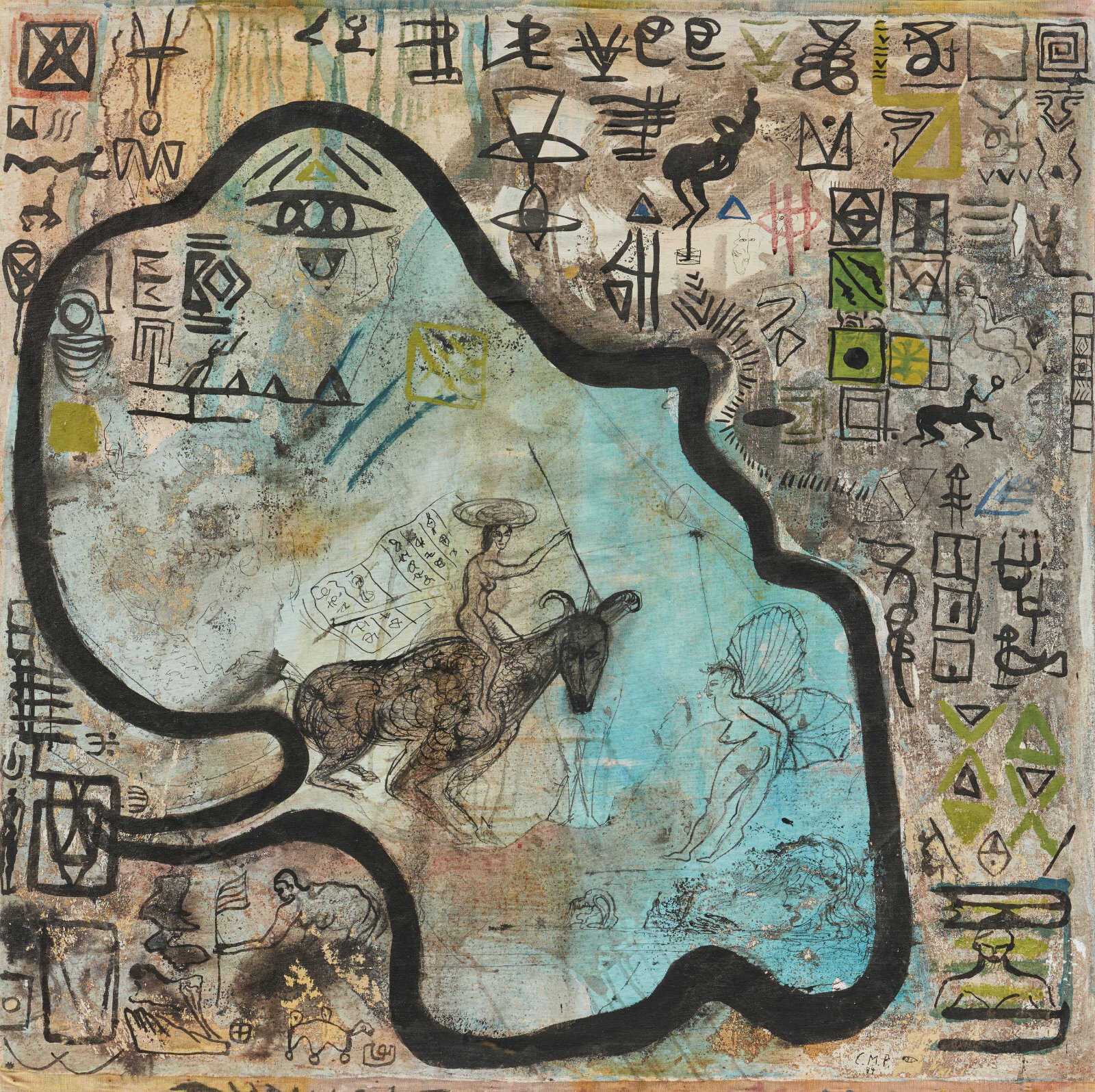 Cornelia Schleime. Untitled (Ziege) Cornelia Schleime. Untitled (Ziege)