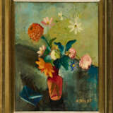 Annot Jacobi. Stillleben mit Rhododendron, Schlüsselblumen und Enzian - Foto 2