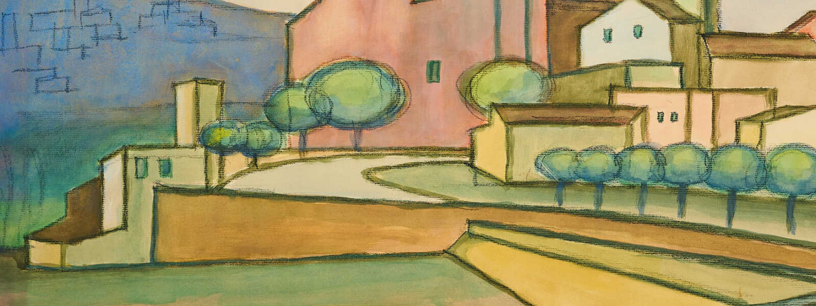 André Lhote. Landschaft bei Barßel André Lhote. Landschaft bei Barßel