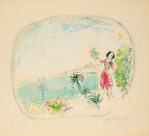 Marc Chagall. Zwei weibliche Akte - Foto 1 Marc Chagall. Zwei weibliche Akte - Foto 1