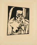 Erich Heckel. Erich Heckel. Frau mit Kerze