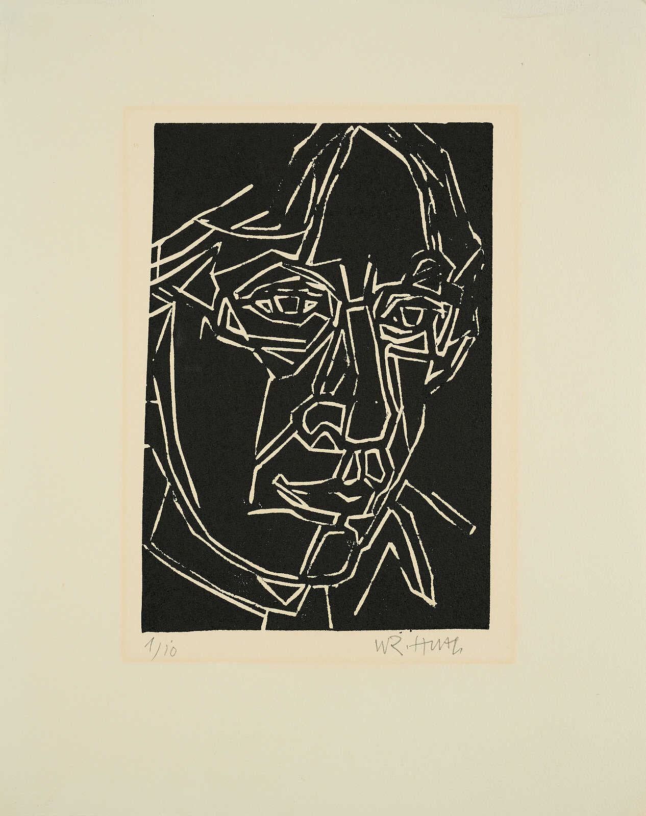 Robert (Willy ) Huth. Fischer beim Aalstechen Robert (Willy ) Huth. Fischer beim Aalstechen