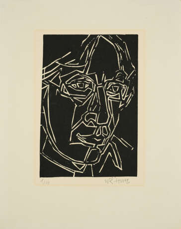 Robert (Willy ) Huth. Fischer beim Aalstechen - Foto 1