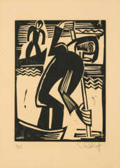 Karl Schmidt-Rottluff. Buste de jeune fille
