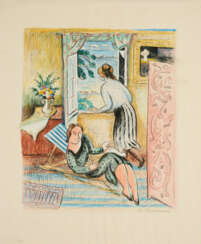 Hans Purrmann. Selbstbildnis mit Marcella (Augen dunkel)