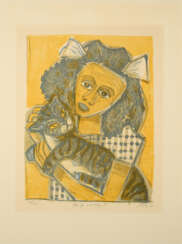 Otto Dix. La Tour Eiffel à l'Ane (Eiffelturm und Esel) (From: Derrière le Miroir)