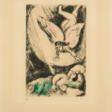 Marc Chagall. Ruth zu den Füßen von Boas (Ruth aux pieds de Booz) (Aus: Dessins pour la Bible) - Аукционные цены