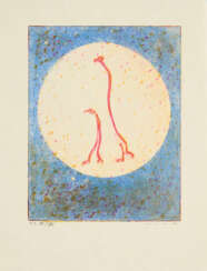 Max Ernst. Komposition mit Roter Linie