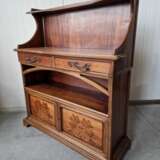 Very beautiful Art Nouveau cabinet Rosewood Veneer Art Nouveau Late 19th century г. - фото 7
