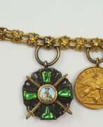 Auszeichnungen. Baden: Kettchen eines Tapferkeitsoffiziers des Deutsch-Französischen Krieges 1870/71.