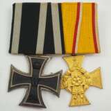 Lippe-Detmold: Ordenschnalle eines Weltkriegs-Kämpfers. - photo 1