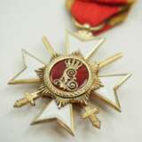 Lippe-Detmold: Fürstlich Lippischer Hausorden, 2. Modell (1890-1924), Ehrenkreuz 3. Klasse mit Schwertern. - photo 4