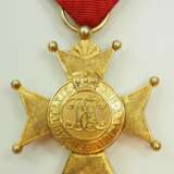 Lippe-Detmold: Fürstlich Lippischer Hausorden, Goldenes Verdienstkreuz, im Etui. - photo 6